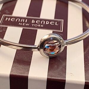 Henri Bendel Silver Tone Bangle Bracalet